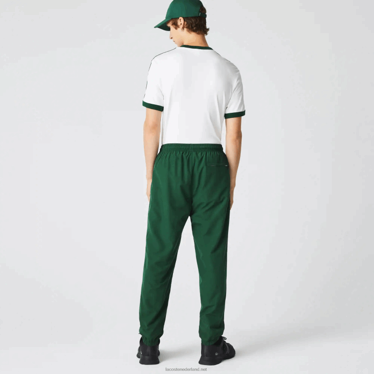Lacoste waterafstotende trainingsbroek met normale pasvorm 0828H333 groen 132 Heren