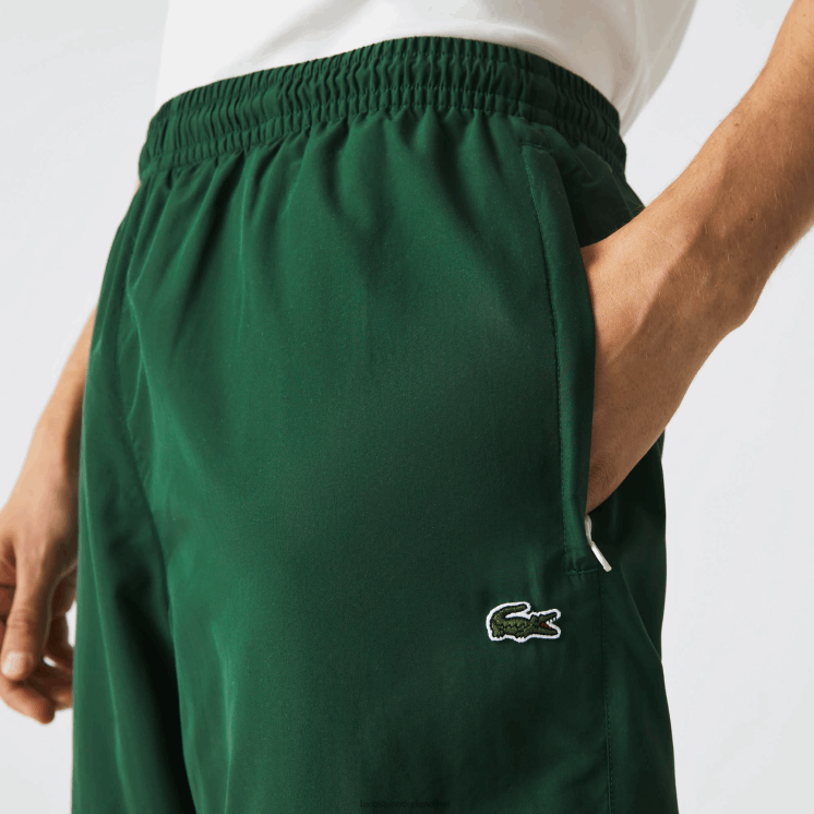 Lacoste waterafstotende trainingsbroek met normale pasvorm 0828H333 groen 132 Heren