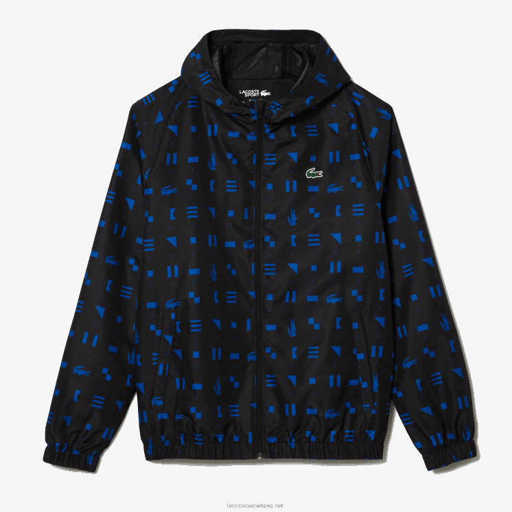Lacoste sport tennis trainingspak 0828H1195 blauw zwart t92 Heren