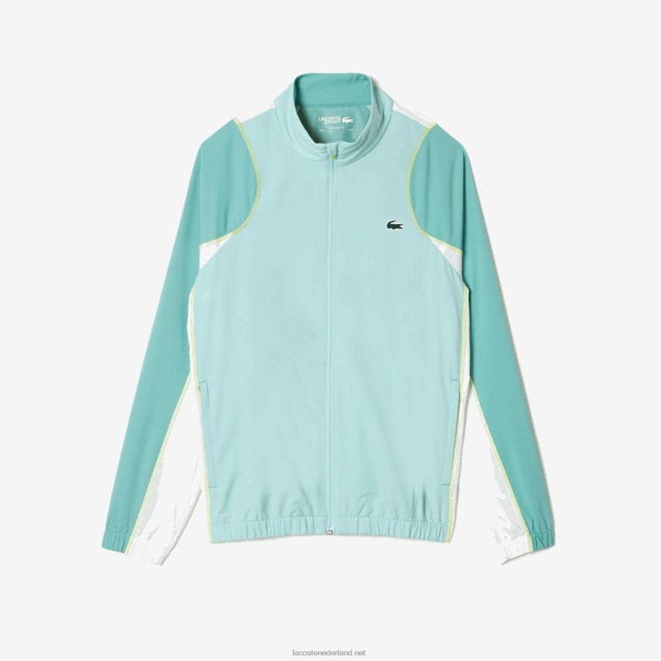 Lacoste tennis joggingbroek met hoge hals 0828H27 lichtgroen wit geel xia Heren