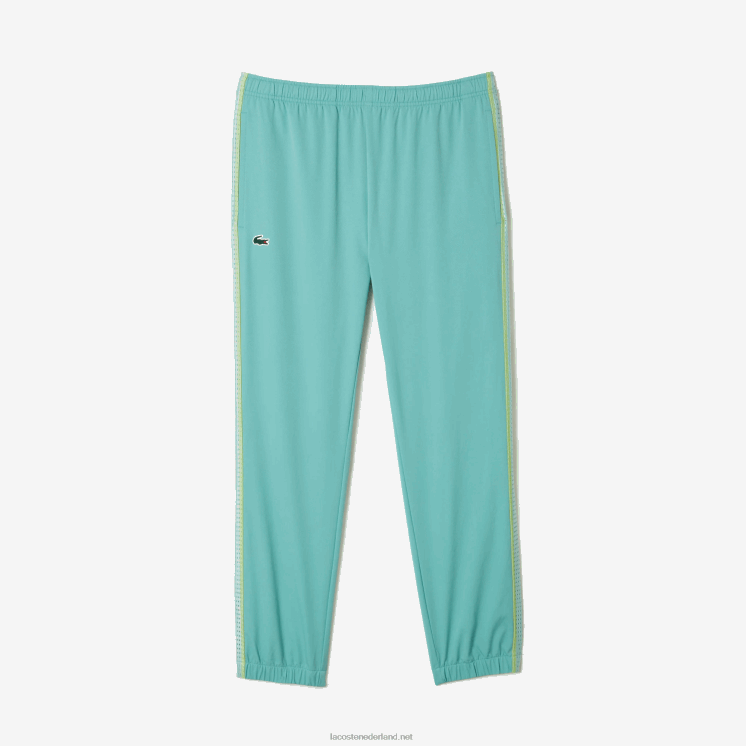 Lacoste tennis joggingbroek met hoge hals 0828H27 lichtgroen wit geel xia Heren