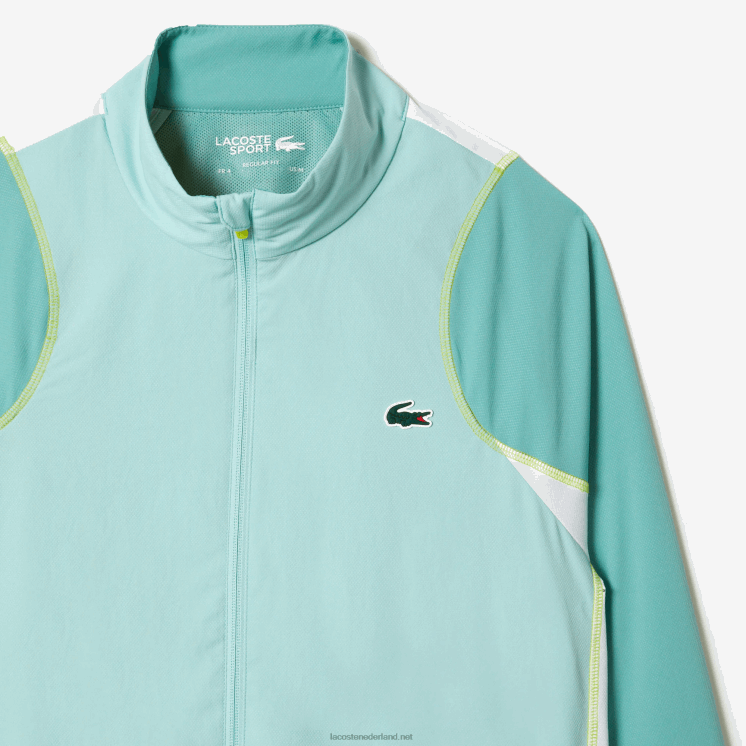 Lacoste tennis joggingbroek met hoge hals 0828H27 lichtgroen wit geel xia Heren