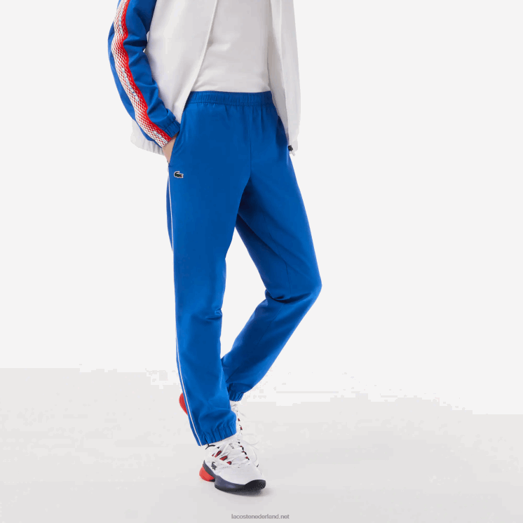 Lacoste tennis joggingbroek met normale pasvorm 0828H341 wit blauw wit wmi Heren