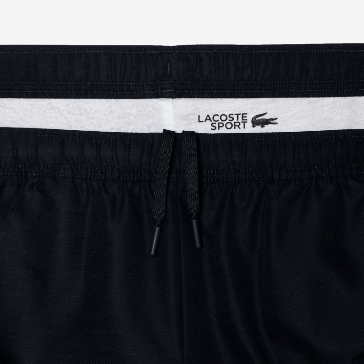 Lacoste tennis joggingbroek met normale pasvorm 0828H343 marineblauw groen wti Heren
