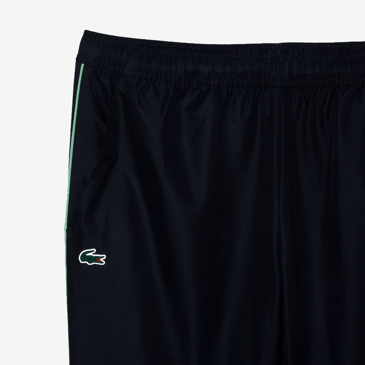 Lacoste tennis joggingbroek met normale pasvorm 0828H343 marineblauw groen wti Heren