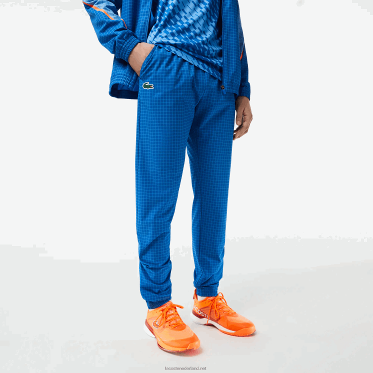 Lacoste tennis x novak djokovic joggingbroek 0828H269 blauwe yiq Heren