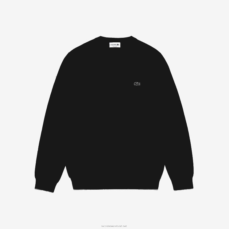 Lacoste V-hals trui van biologisch katoen 0828H1323 zwart 031 Heren