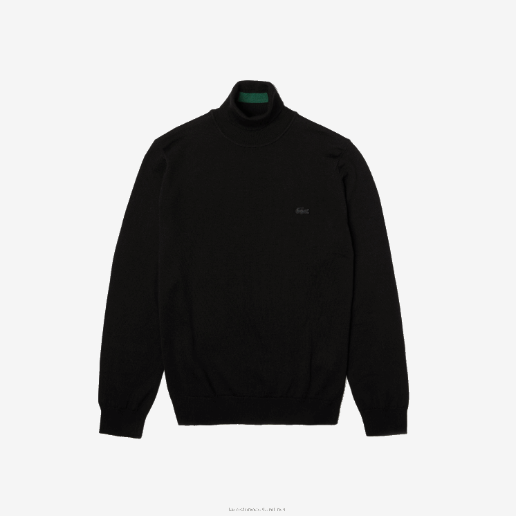 Lacoste coltrui van merinowol 0828H1591 zwart 031 Heren