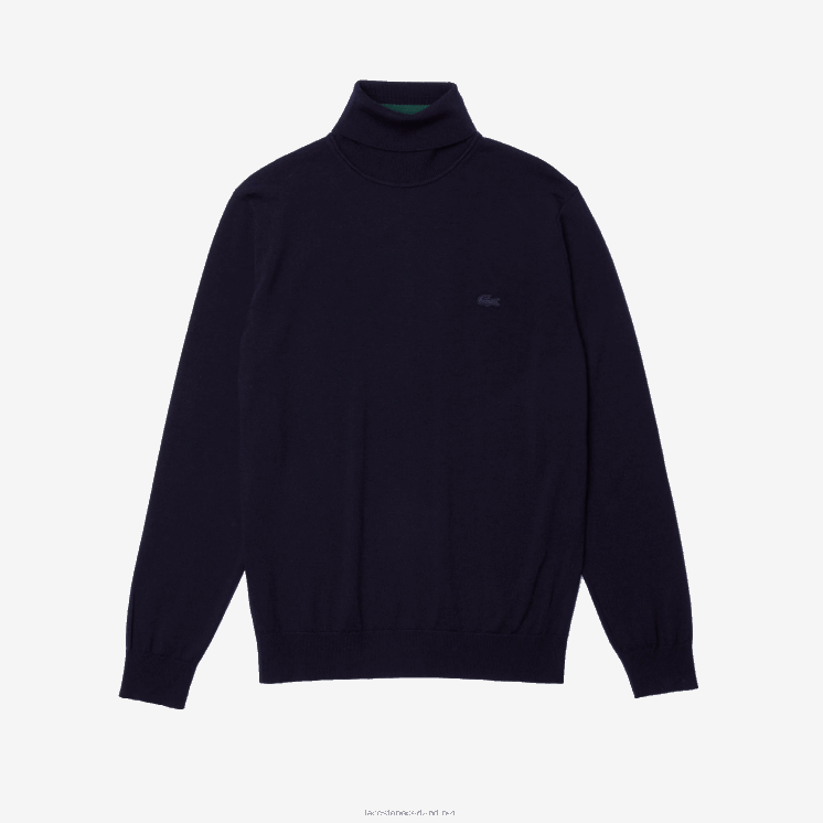 Lacoste coltrui van merinowol 0828H1592 marineblauw 166 Heren