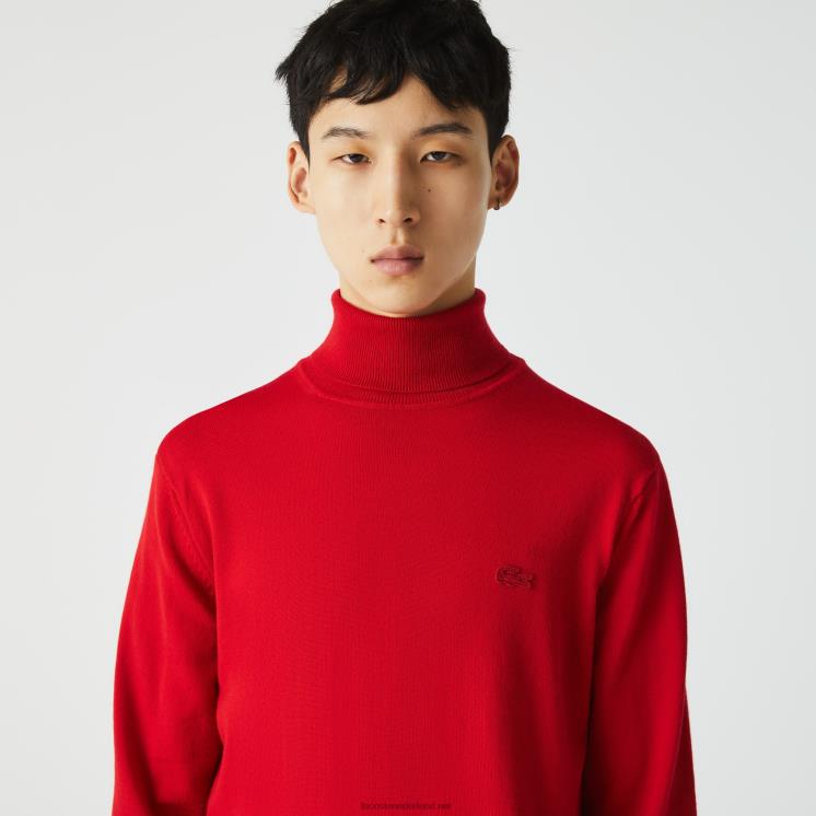 Lacoste coltrui van merinowol 0828H1593 rood 240 Heren