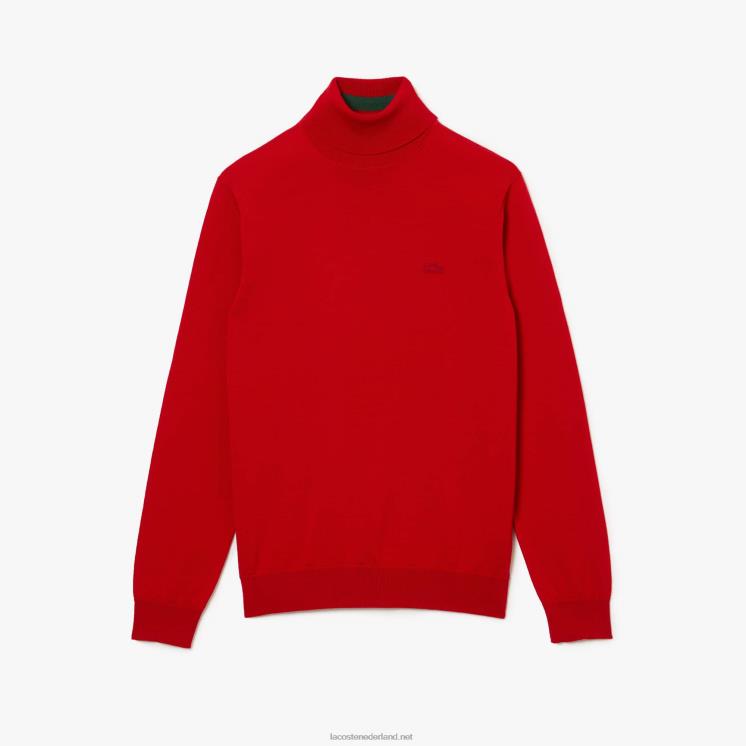Lacoste coltrui van merinowol 0828H1593 rood 240 Heren