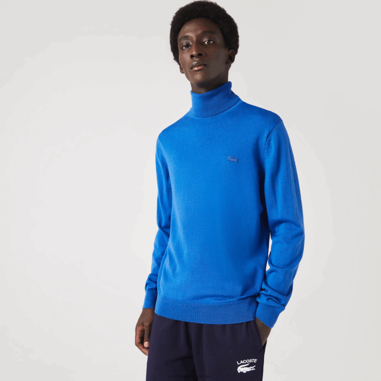 Lacoste coltrui van merinowol 0828H1594 blauw k1q Heren