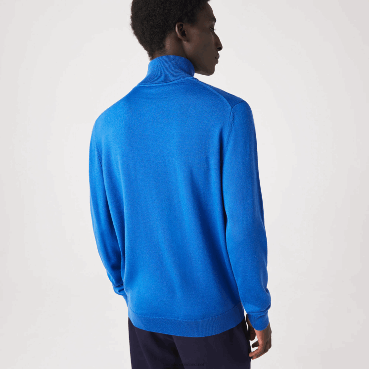 Lacoste coltrui van merinowol 0828H1594 blauw k1q Heren