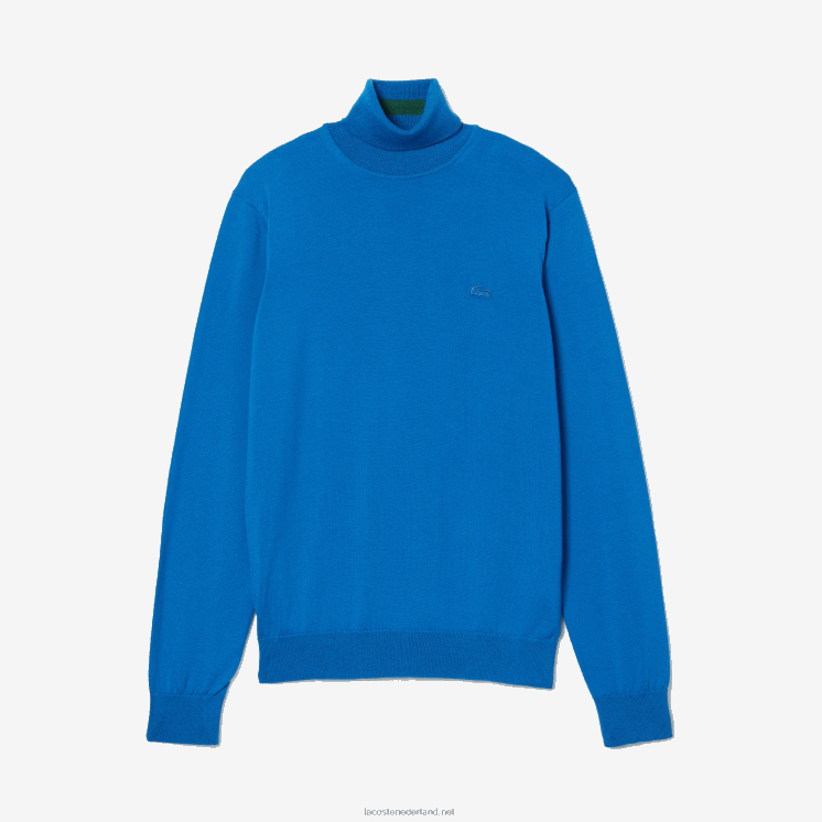 Lacoste coltrui van merinowol 0828H1594 blauw k1q Heren