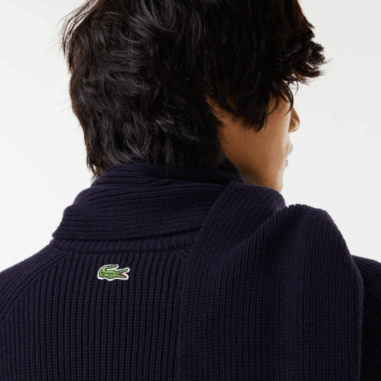 Lacoste krokodil trui 0828H1380 marineblauw 166 Heren