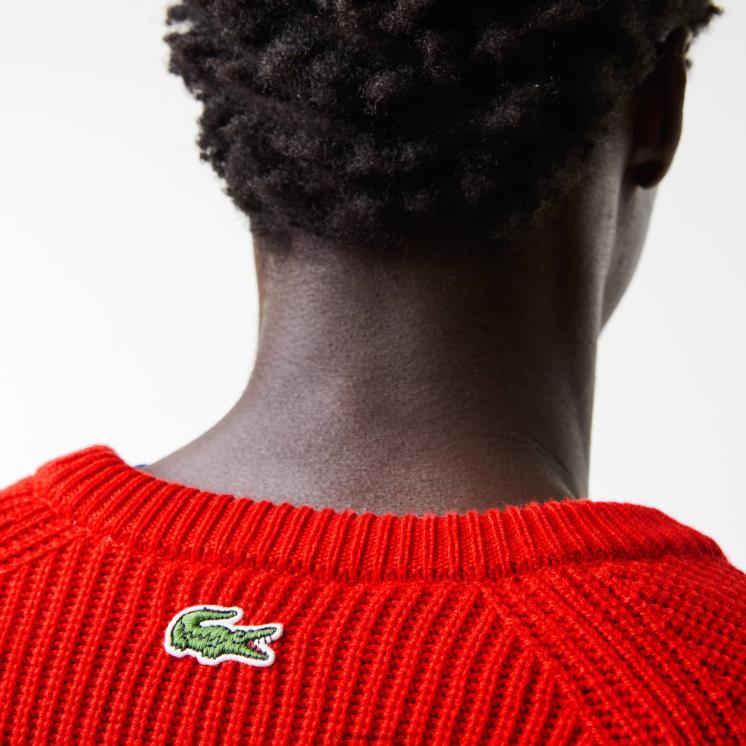 Lacoste krokodil trui 0828H1382 rood 240 Heren