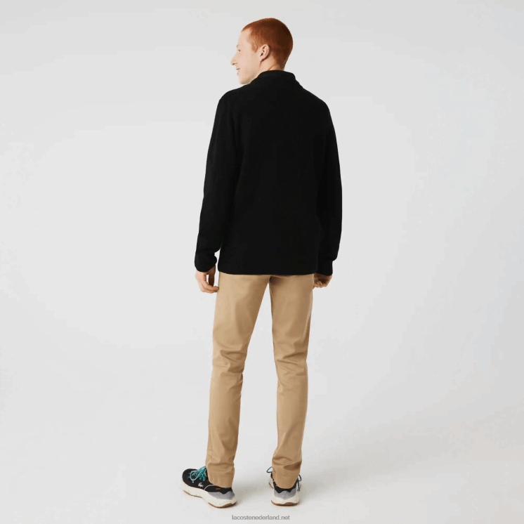 Lacoste wollen trui met v-hals 0828H1554 zwart 031 Heren