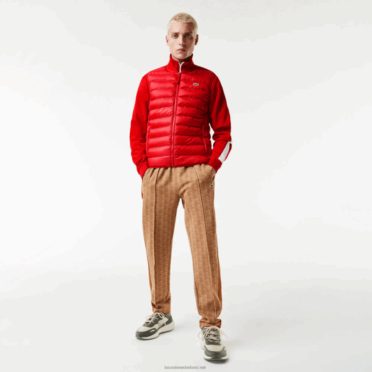 Lacoste gewatteerd waterafstotend vest 0828H1250 rood 240 Heren