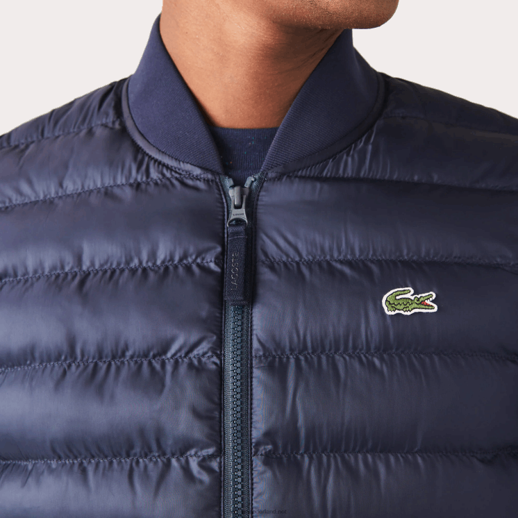 Lacoste gewatteerd waterafstotend vest 0828H1253 marineblauw hde Heren