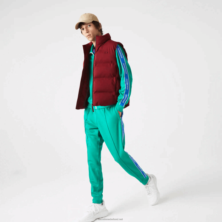 Lacoste opvouwbaar capuchonvest 0828H1258 bordeaux zs1 Heren
