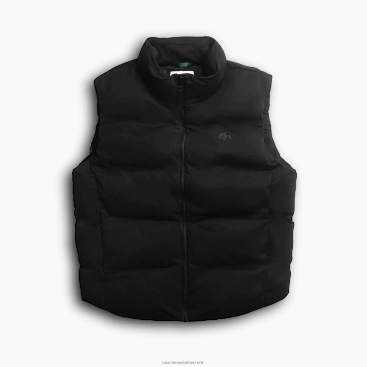 Lacoste opvouwbaar capuchonvest 0828H1259 zwart 031 Heren