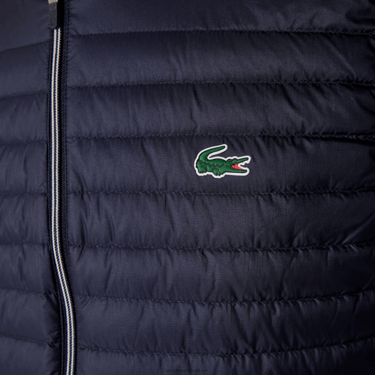 Lacoste sport lichtgewicht waterbestendig gewatteerd golfvest 0828H1309 marineblauw 5fs Heren