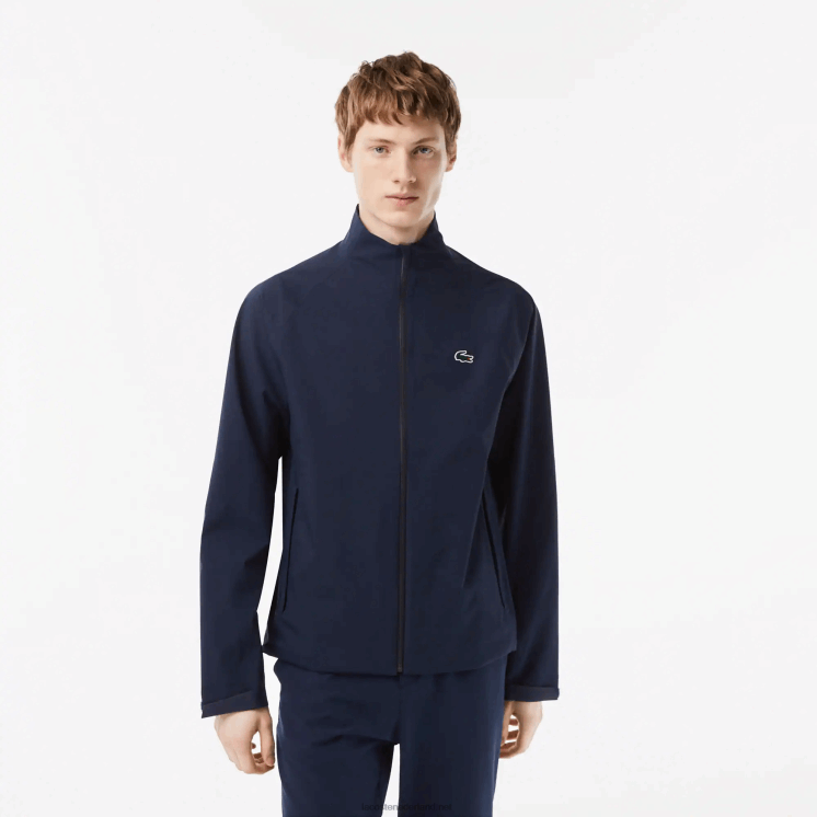 Lacoste golf waterdicht windjack met ritssluiting 0828H394 marineblauw 423 Heren
