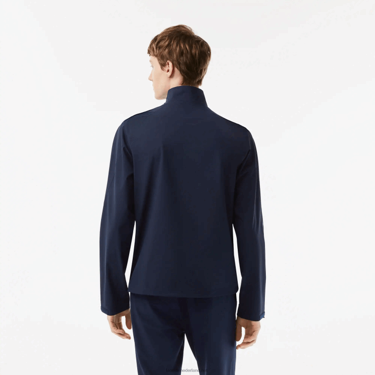 Lacoste golf waterdicht windjack met ritssluiting 0828H394 marineblauw 423 Heren