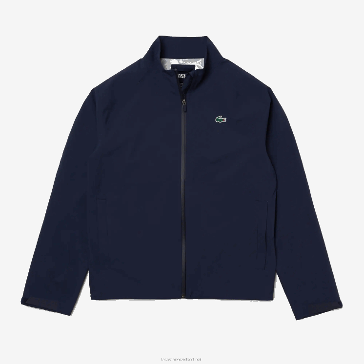 Lacoste golf waterdicht windjack met ritssluiting 0828H394 marineblauw 423 Heren
