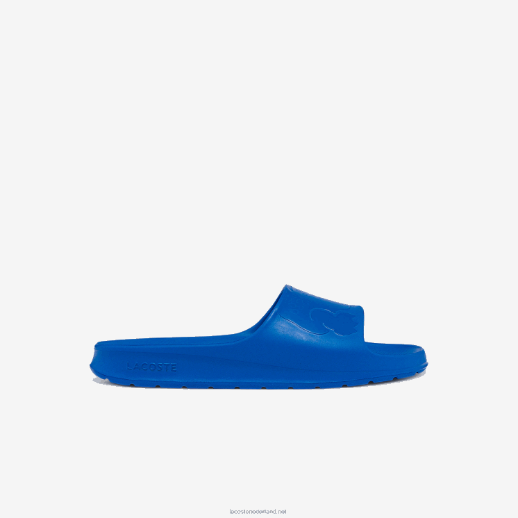 Lacoste croco 2.0 synthetisch logo dia's 0828H1812 blauw 11c Heren