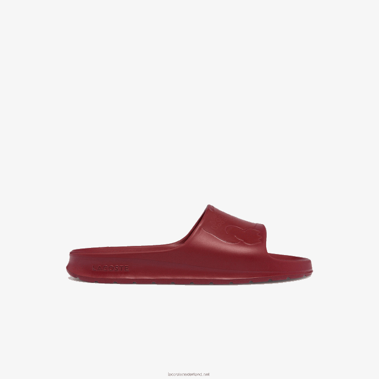 Lacoste croco 2.0 synthetisch logo dia's 0828H1813 donkerrood dr2 Heren