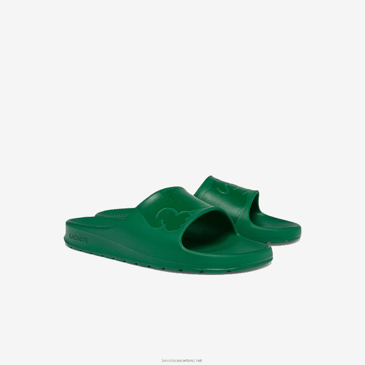 Lacoste croco 2.0 synthetisch logo dia's 0828H1814 groene gg2 Heren