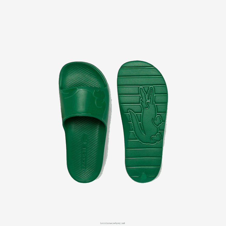 Lacoste croco 2.0 synthetisch logo dia's 0828H1814 groene gg2 Heren