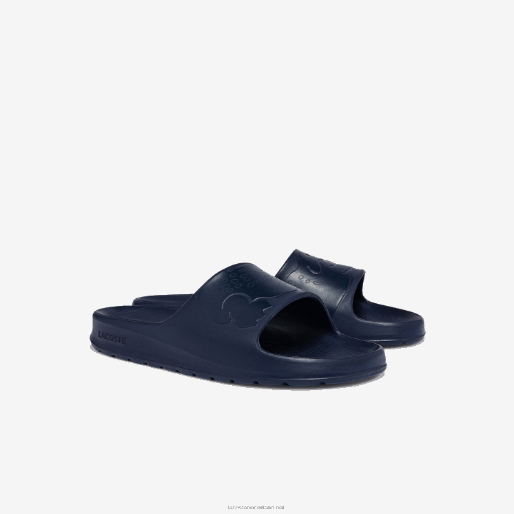 Lacoste croco 2.0 synthetisch logobandjes 0828H1832 marine 95k Heren