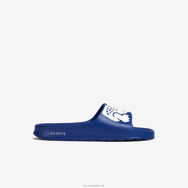 Lacoste croco 2.0 synthetisch logobandjes 0828H1898 blauw wit 221 Heren