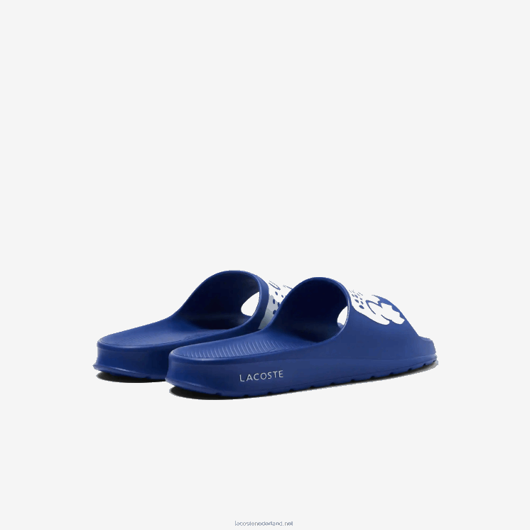 Lacoste croco 2.0 synthetisch logobandjes 0828H1898 blauw wit 221 Heren