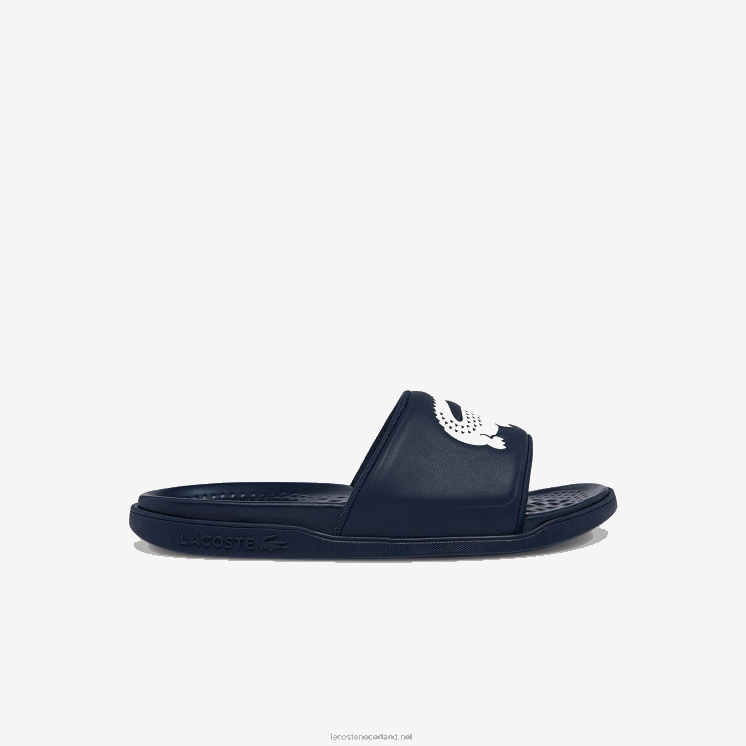 Lacoste croco dualiste synthetische glijbanen 0828H1877 marine & wit 092 Heren