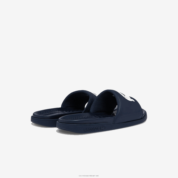 Lacoste croco dualiste synthetische glijbanen 0828H1877 marine & wit 092 Heren