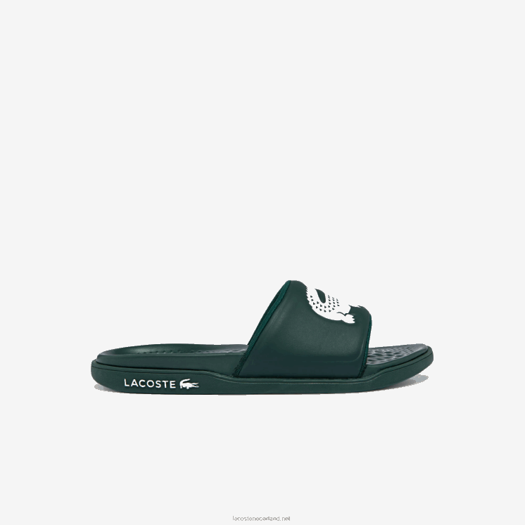 Lacoste croco dualiste synthetische logobandjes 0828H1764 donkergroen wit 2d2 Heren