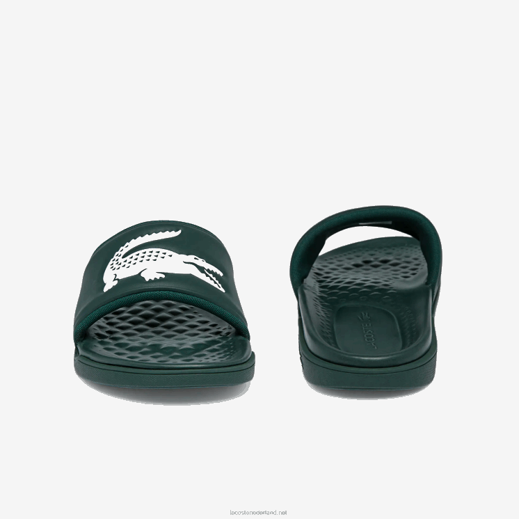 Lacoste croco dualiste synthetische logobandjes 0828H1764 donkergroen wit 2d2 Heren