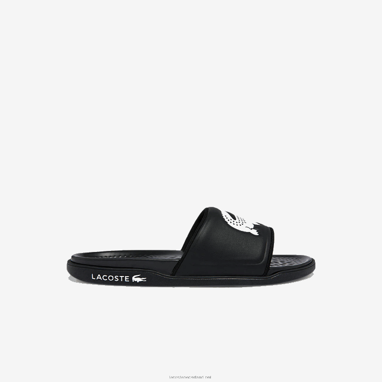 Lacoste croco dualiste synthetische logobandjes 0828H1765 zwart-wit 312 Heren