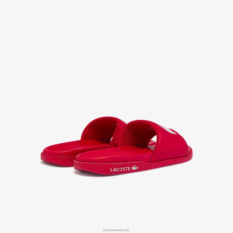 Lacoste croco dualiste synthetische logobandjes 0828H1767 rood wit 17k Heren