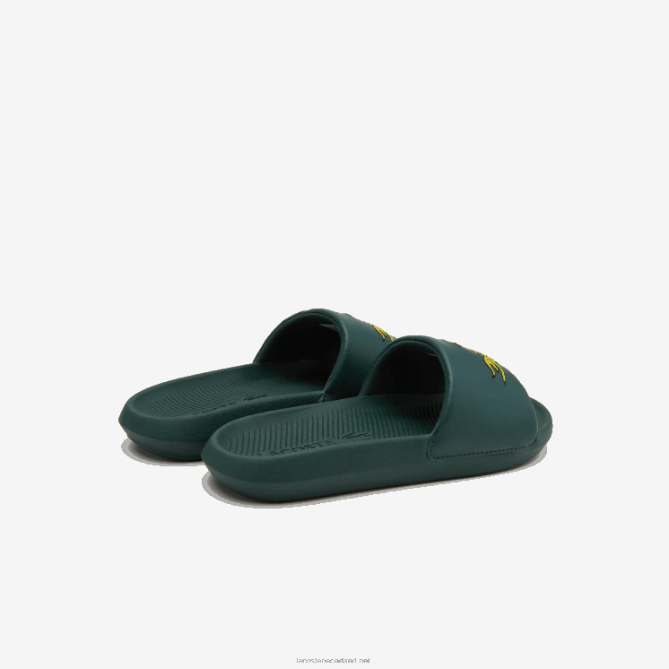 Lacoste croco synthetische dia's 0828H1762 groen 1m8 Heren
