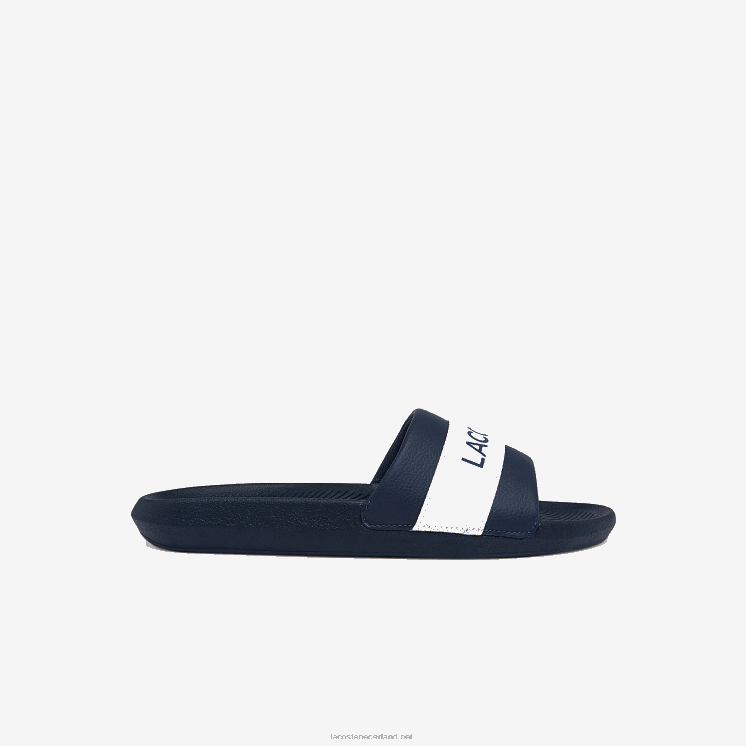 Lacoste dia's met croco-textiellogo 0828H1775 marine & wit 092 Heren