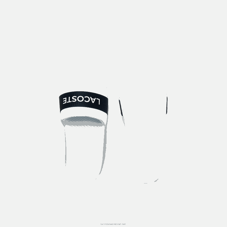 Lacoste dia's met croco-textiellogo 0828H1776 wit & marine 042 Heren