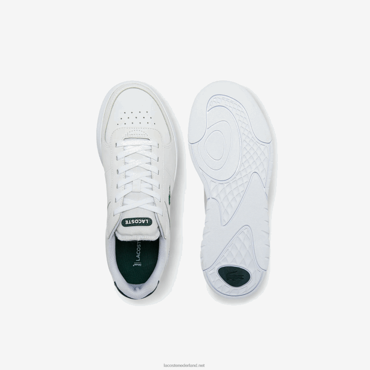 Lacoste Game Advance leren sneakers 0828H1916 wit & donkergroen 1r5 Heren