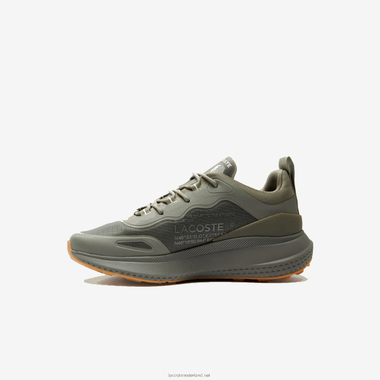 Lacoste actieve 4851 stoffen sneakers 0828H1886 donkergroen dg2 Heren
