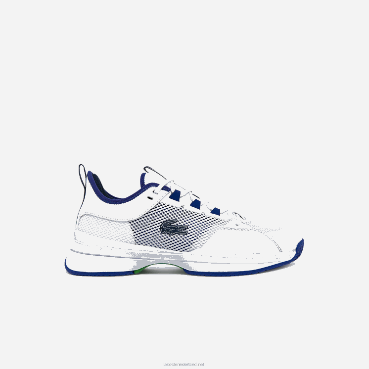 Lacoste ag-lt21 tennisschoenen van textiel en synthetisch materiaal 0828H1865 wit/blauw 080 Heren