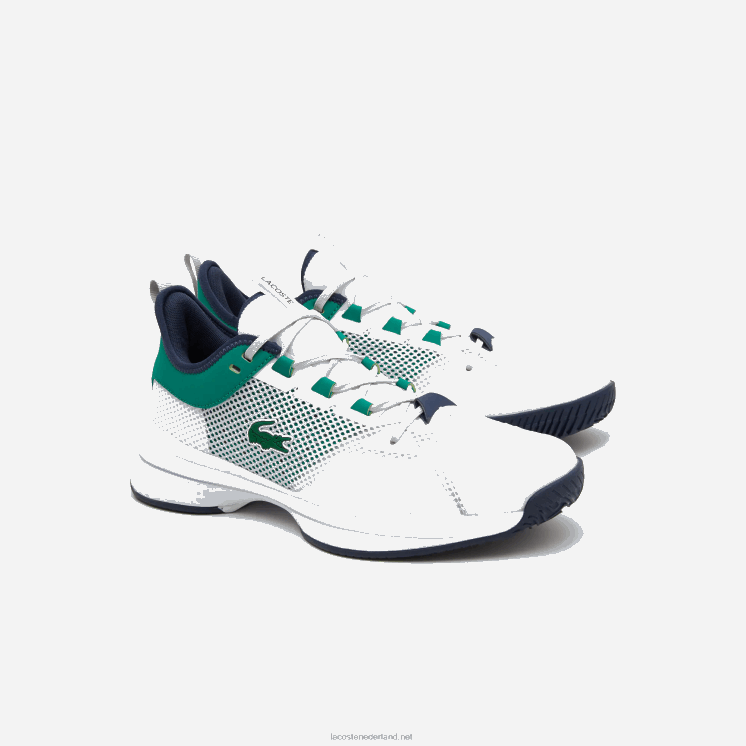 Lacoste ag-lt21 textiel tennisschoenen 0828H1903 wit/groen 082 Heren