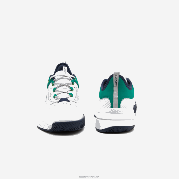 Lacoste ag-lt21 textiel tennisschoenen 0828H1903 wit/groen 082 Heren